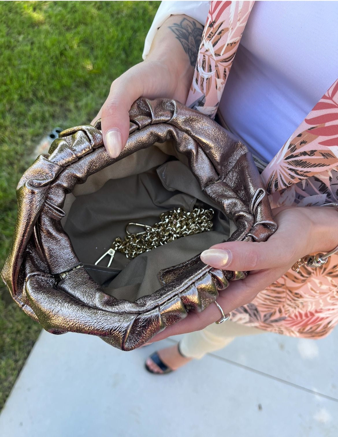 Pouch Georgina Laminata
